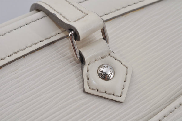 Authentic Louis Vuitton Epi Madeleine GM White Shoulder Bag M5934J LV 1351J