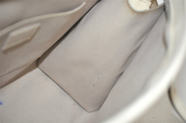 Authentic Louis Vuitton Epi Madeleine GM White Shoulder Bag M5934J LV 1351J