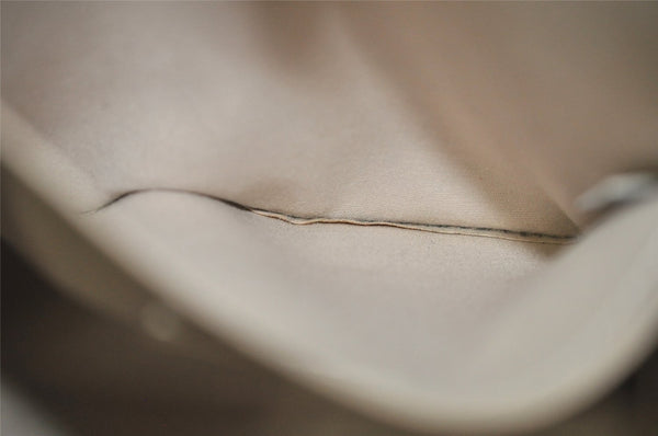 Authentic Louis Vuitton Epi Madeleine GM White Shoulder Bag M5934J LV 1351J