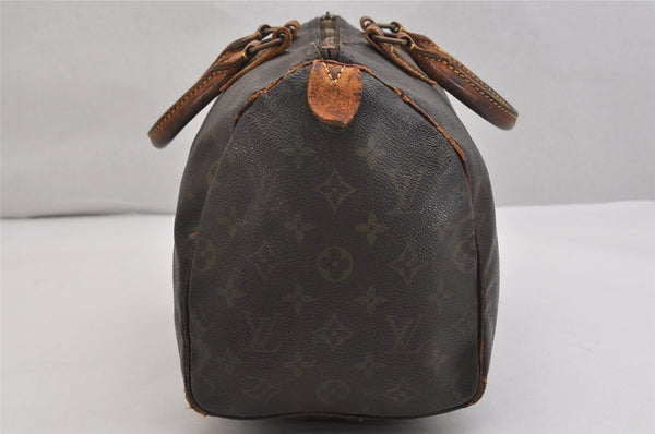 Authentic Louis Vuitton Monogram Speedy 30 Hand Boston Bag Old Model Junk 1351K