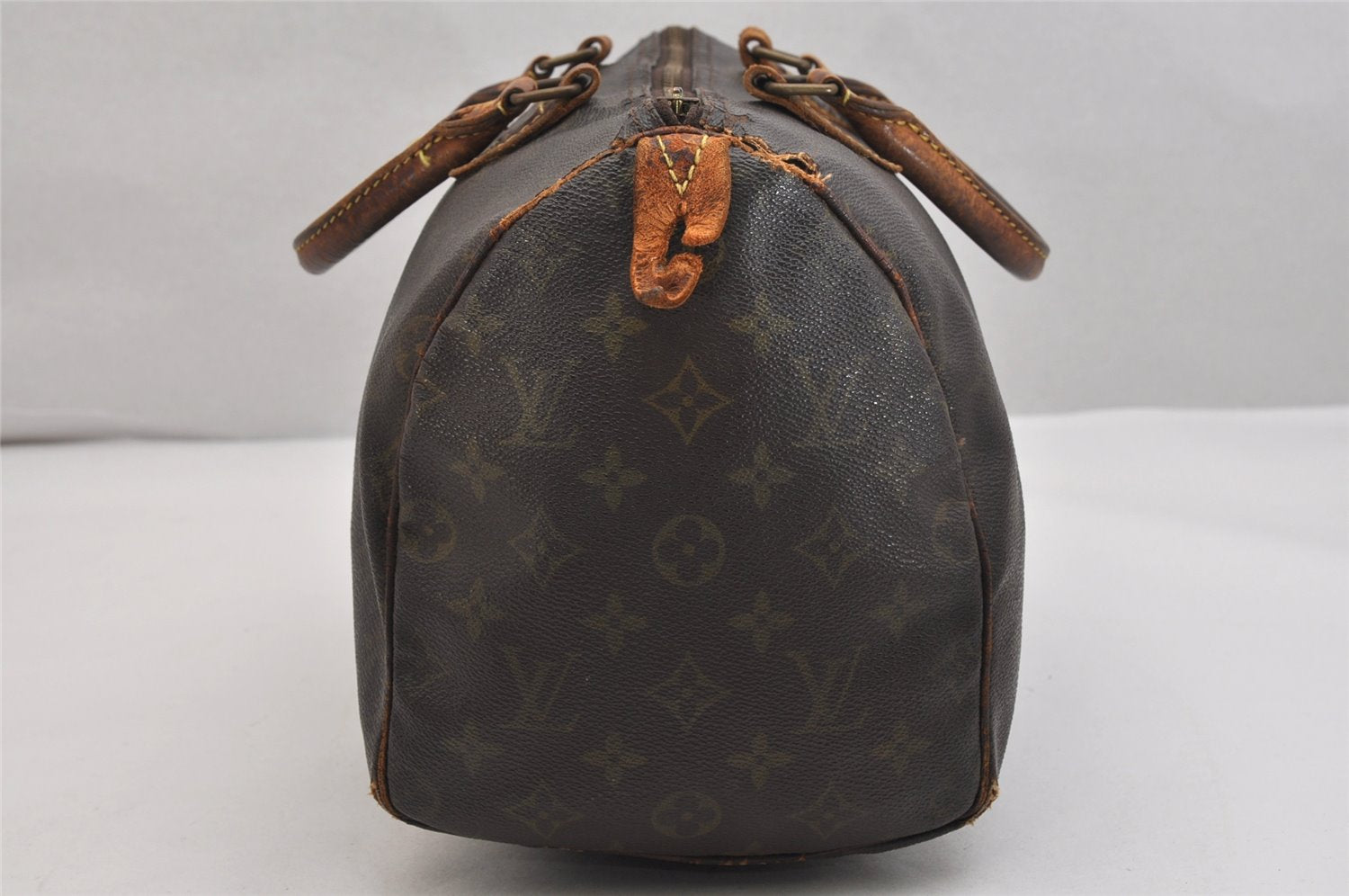 Authentic Louis Vuitton Monogram Speedy 30 Hand Boston Bag Old Model Junk 1351K