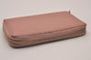 Authentic GUCCI Vintage Swing Long Wallet Purse Leather 354497 Pink 1352J