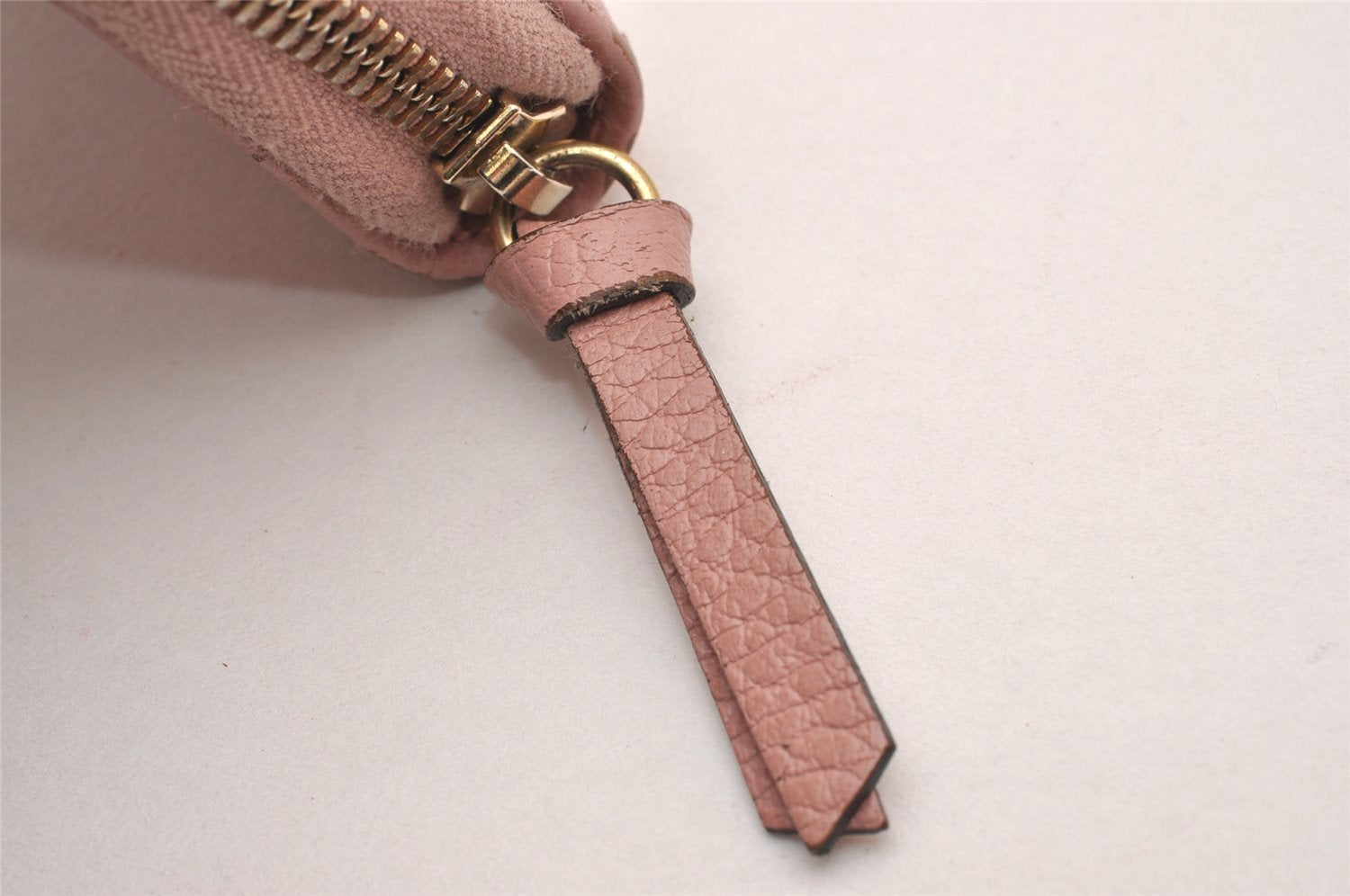 Authentic GUCCI Vintage Swing Long Wallet Purse Leather 354497 Pink 1352J