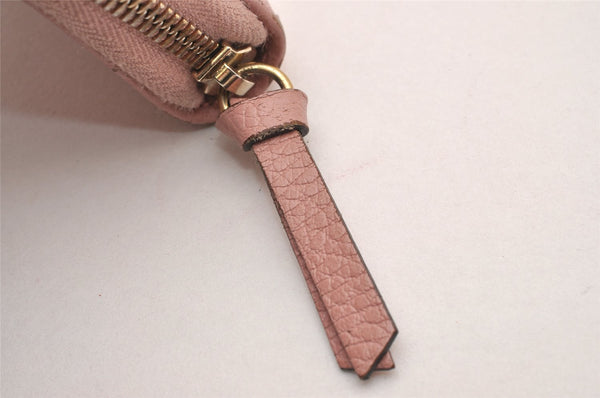 Authentic GUCCI Vintage Swing Long Wallet Purse Leather 354497 Pink 1352J