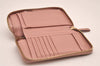 Authentic GUCCI Vintage Swing Long Wallet Purse Leather 354497 Pink 1352J