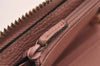 Authentic GUCCI Vintage Swing Long Wallet Purse Leather 354497 Pink 1352J