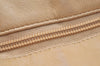 Authentic CHANEL Lamb Skin Matelasse Chain Shoulder Hand Bag Beige CC Logo 1353K