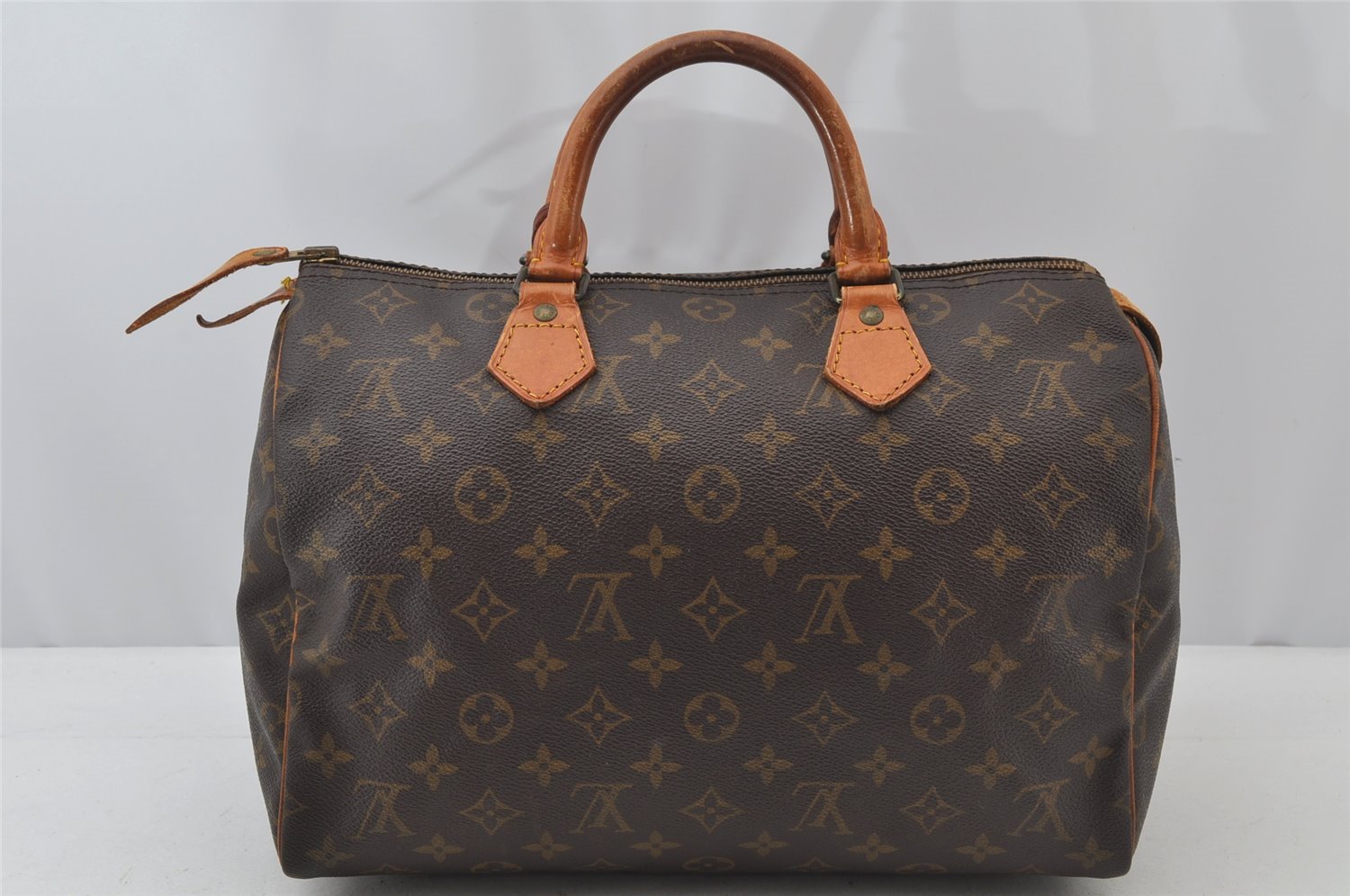 Authentic Louis Vuitton Monogram Speedy 30 Hand Boston Bag M41526 LV 1354J