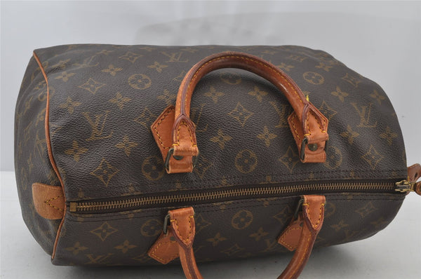 Authentic Louis Vuitton Monogram Speedy 30 Hand Boston Bag M41526 LV 1354J