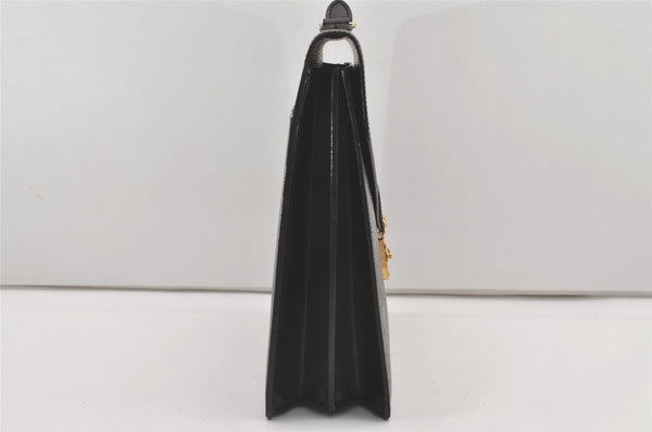 Authentic Louis Vuitton Epi Serviette Conseiller Briefcase Black M54422 LV 1356J