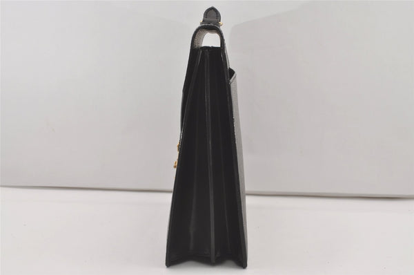 Authentic Louis Vuitton Epi Serviette Conseiller Briefcase Black M54422 LV 1356J