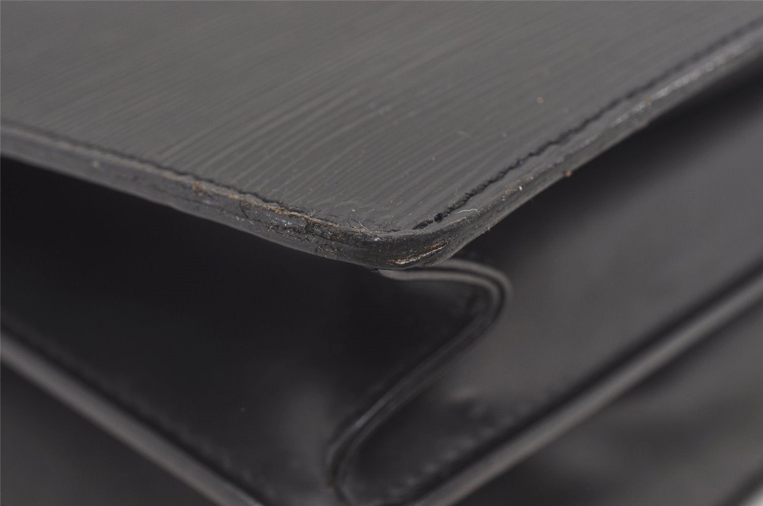 Authentic Louis Vuitton Epi Serviette Conseiller Briefcase Black M54422 LV 1356J