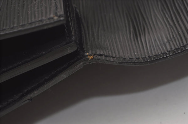 Authentic Louis Vuitton Epi Serviette Conseiller Briefcase Black M54422 LV 1356J