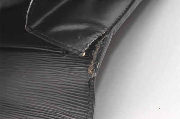 Authentic Louis Vuitton Epi Serviette Conseiller Briefcase Black M54422 LV 1356J