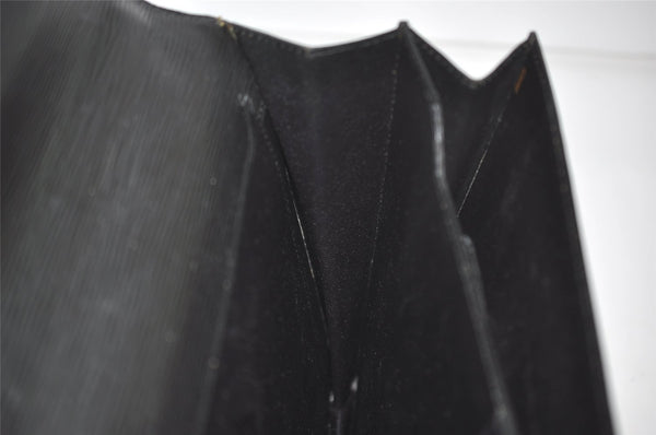 Authentic Louis Vuitton Epi Serviette Conseiller Briefcase Black M54422 LV 1356J