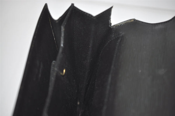 Authentic Louis Vuitton Epi Serviette Conseiller Briefcase Black M54422 LV 1356J