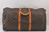 Authentic Louis Vuitton Monogram Keepall Bandouliere 55 M41414 Boston Bag 1356K