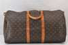 Authentic Louis Vuitton Monogram Keepall Bandouliere 55 M41414 Boston Bag 1356K