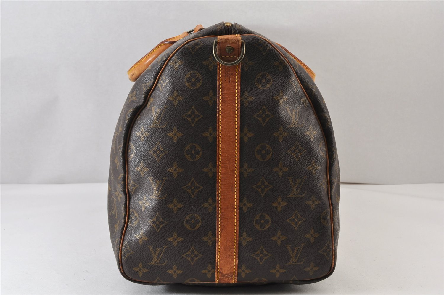 Authentic Louis Vuitton Monogram Keepall Bandouliere 55 M41414 Boston Bag 1356K