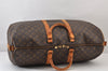 Authentic Louis Vuitton Monogram Keepall Bandouliere 55 M41414 Boston Bag 1356K