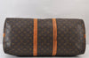 Authentic Louis Vuitton Monogram Keepall Bandouliere 55 M41414 Boston Bag 1356K