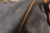 Authentic Louis Vuitton Monogram Keepall Bandouliere 55 M41414 Boston Bag 1356K