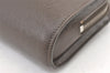 Authentic Louis Vuitton Taiga Baikal Clutch Bag Brown M30188 LV 1357K