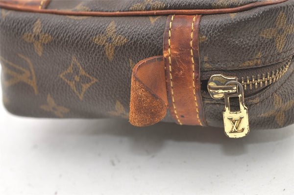 Authentic Louis Vuitton Monogram Compiegne 28 Clutch Hand Bag M51845 LV 1358K