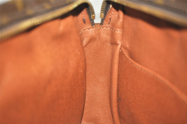 Authentic Louis Vuitton Monogram Compiegne 28 Clutch Hand Bag M51845 LV 1358K