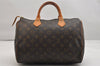 Authentic Louis Vuitton Monogram Speedy 30 Hand Boston Bag M41526 LV 1359K