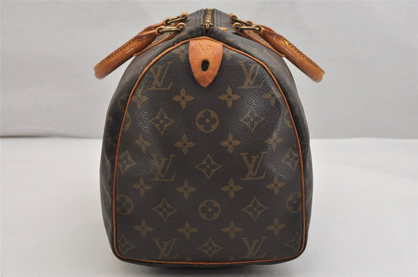 Authentic Louis Vuitton Monogram Speedy 30 Hand Boston Bag M41526 LV 1359K