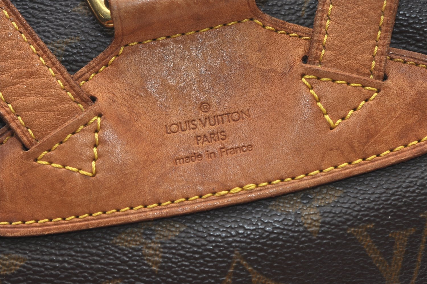 Authentic Louis Vuitton Monogram Montsouris MM Backpack M51136 LV 1360K