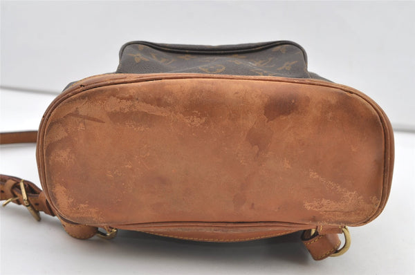 Authentic Louis Vuitton Monogram Montsouris MM Backpack M51136 LV 1360K