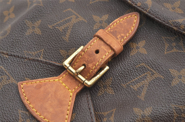 Authentic Louis Vuitton Monogram Montsouris MM Backpack M51136 LV 1360K