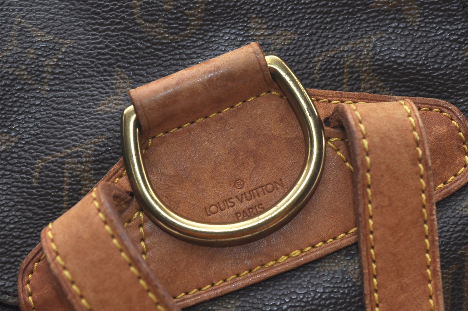 Authentic Louis Vuitton Monogram Montsouris MM Backpack M51136 LV 1360K