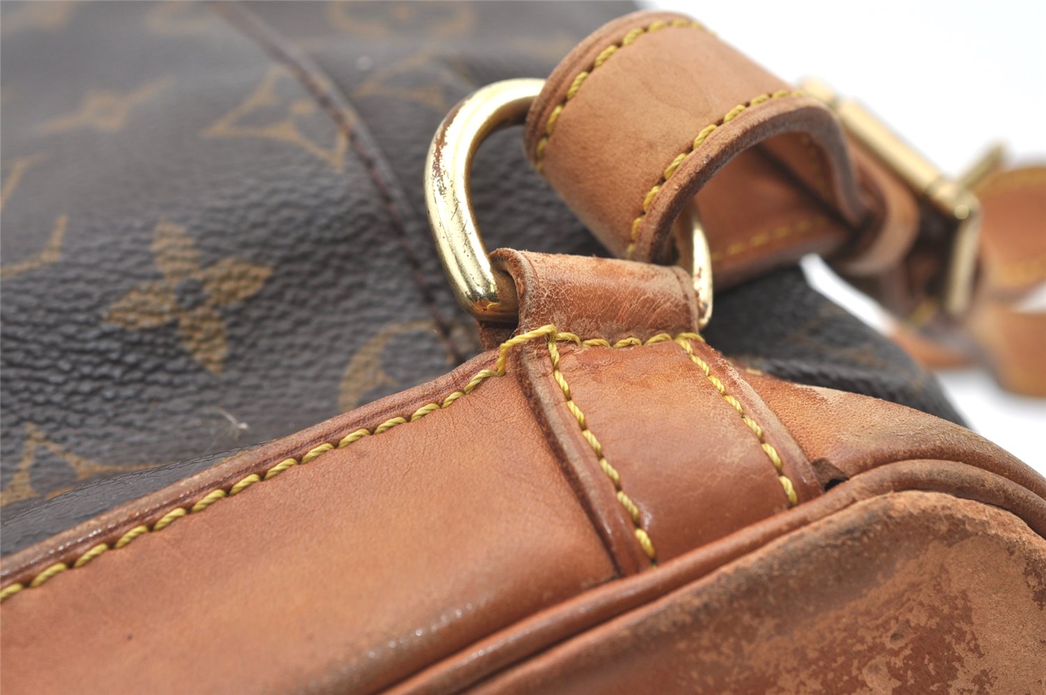 Authentic Louis Vuitton Monogram Montsouris MM Backpack M51136 LV 1360K