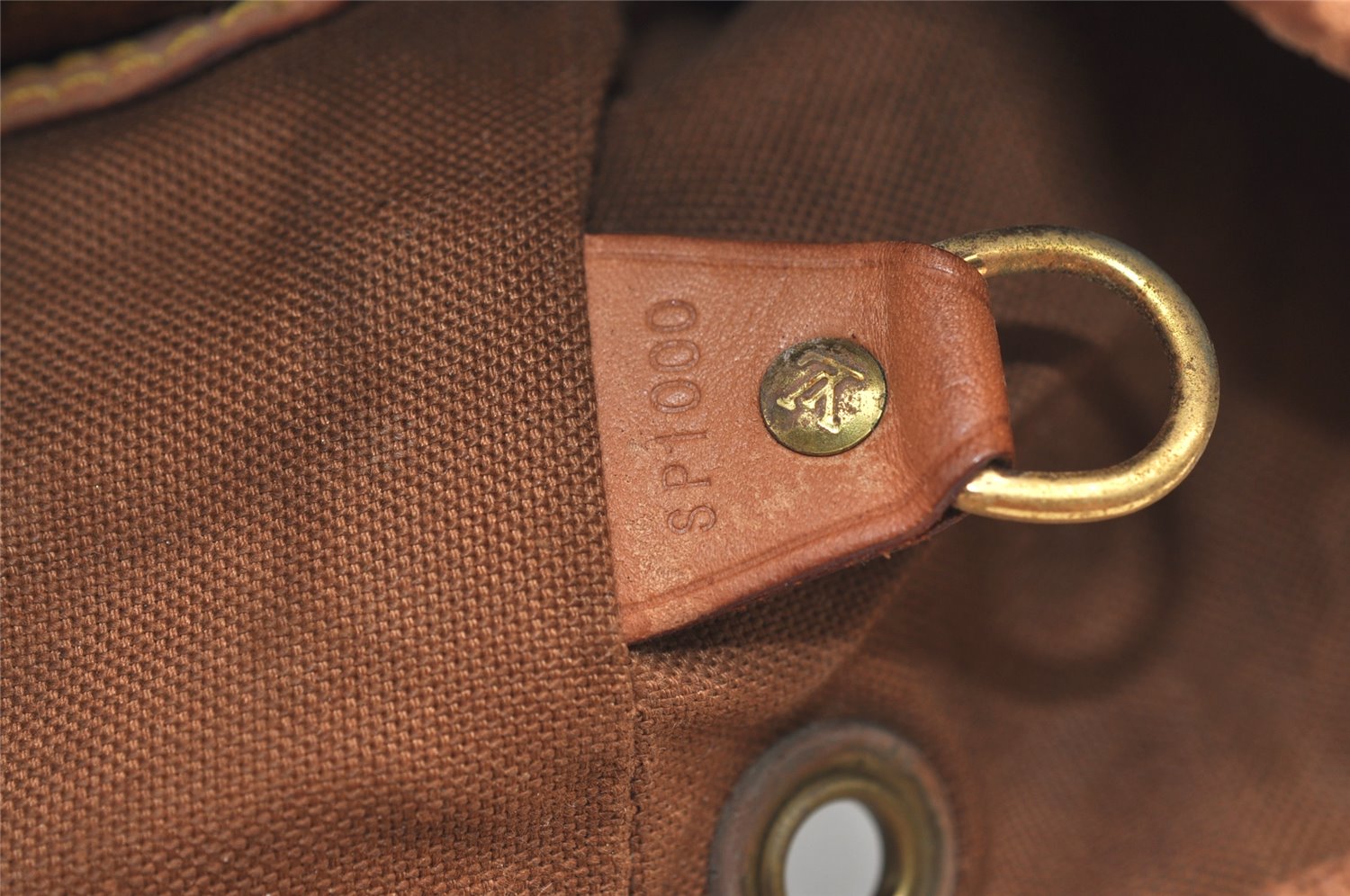 Authentic Louis Vuitton Monogram Montsouris MM Backpack M51136 LV 1360K