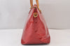 Authentic Louis Vuitton Vernis Bellevue GM Tote Hand Bag Red M93583 LV 1361K