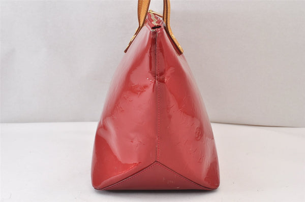 Authentic Louis Vuitton Vernis Bellevue GM Tote Hand Bag Red M93583 LV 1361K