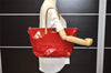 Authentic Louis Vuitton Vernis Bellevue GM Tote Hand Bag Red M93583 LV 1361K