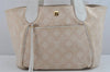 Auth Louis Vuitton Beach Line Cabas Ipanema PM Tote Bag M95982 Beige Pink 1362K