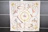 Authentic HERMES Carre 90 Scarf "Pampa" Silk White 1364I