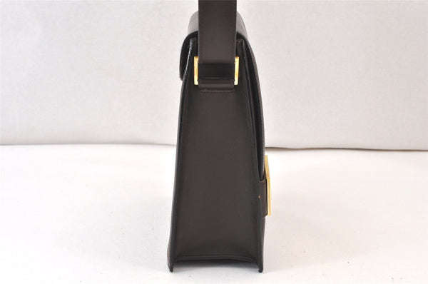 Authentic GUCCI Vintage Shoulder Hand Bag Purse Leather Brown 1364K