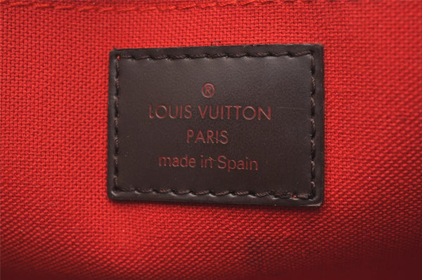 Authentic Louis Vuitton Damier Ribera MM Hand Boston Bag Purse N41434 LV 1365I