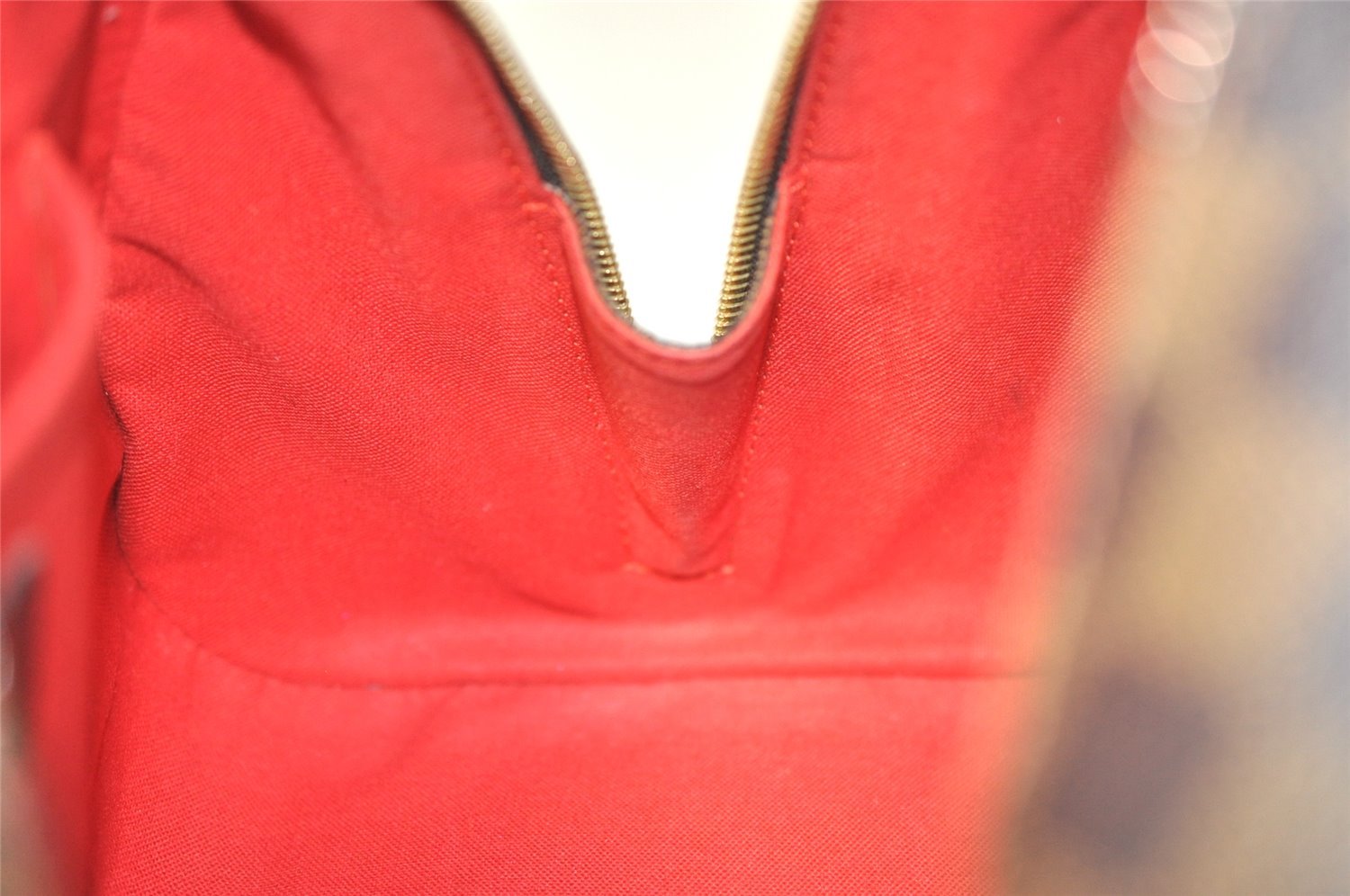 Authentic Louis Vuitton Damier Ribera MM Hand Boston Bag Purse N41434 LV 1365I