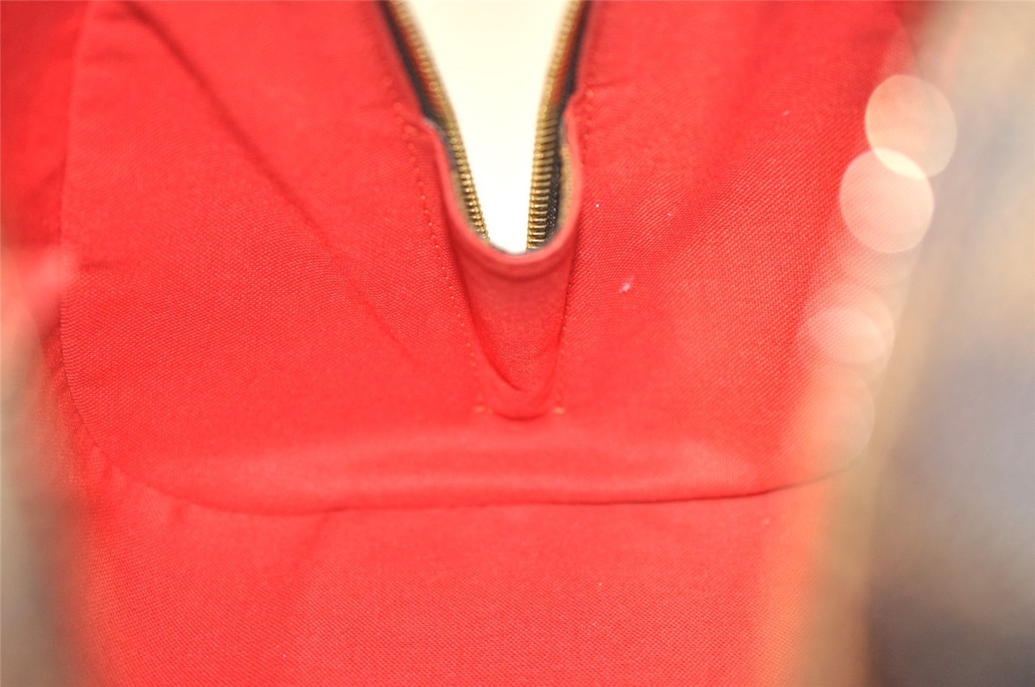 Authentic Louis Vuitton Damier Ribera MM Hand Boston Bag Purse N41434 LV 1365I