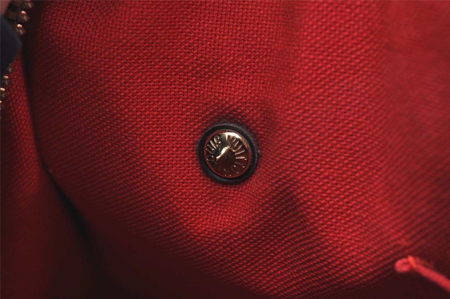 Authentic Louis Vuitton Damier Ribera MM Hand Boston Bag Purse N41434 LV 1365I