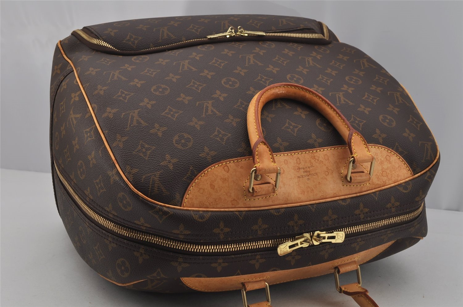 Authentic Louis Vuitton Monogram Evasion PM Boston Travel Bag M41443 LV 1367J