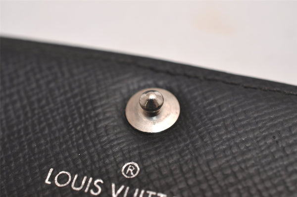 Authentic Louis Vuitton Damier Graphite Multicles 6 Key Case M62662 LV 1368I