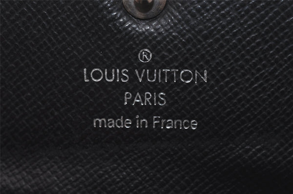 Authentic Louis Vuitton Damier Graphite Multicles 6 Key Case M62662 LV 1368I